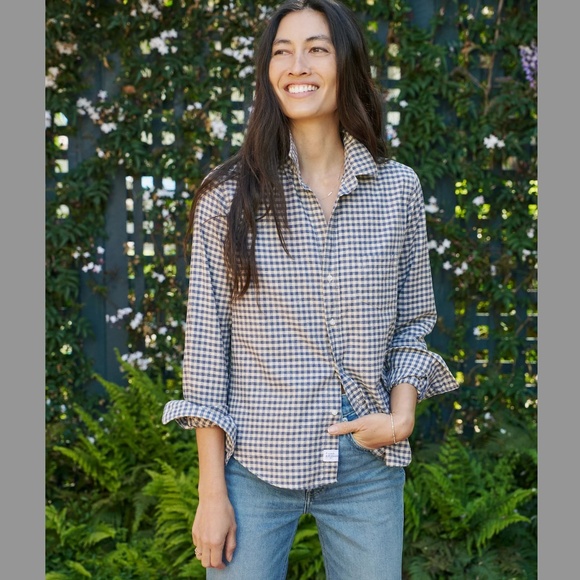 FRANK & EILEEN Barry Super 100's Plaid/Check Cotton Button-Up NWOT/sz S - Picture 1 of 15